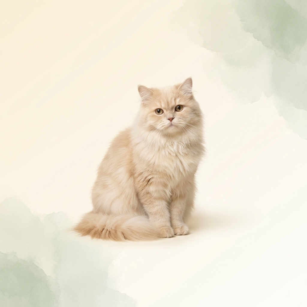 Elegante gato sentado en un estudio luminoso – Petifo Para gatos
