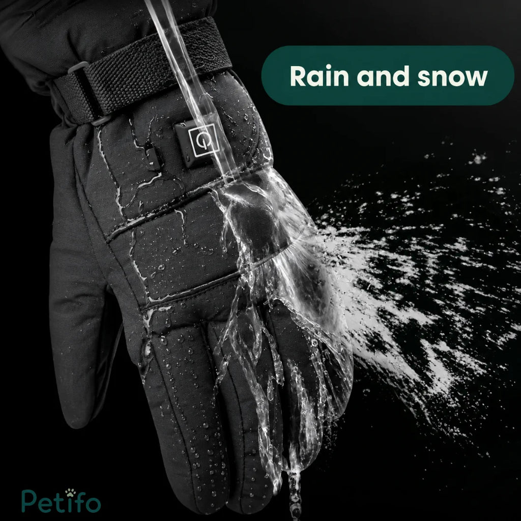 Guantes térmicos para dueños de perros