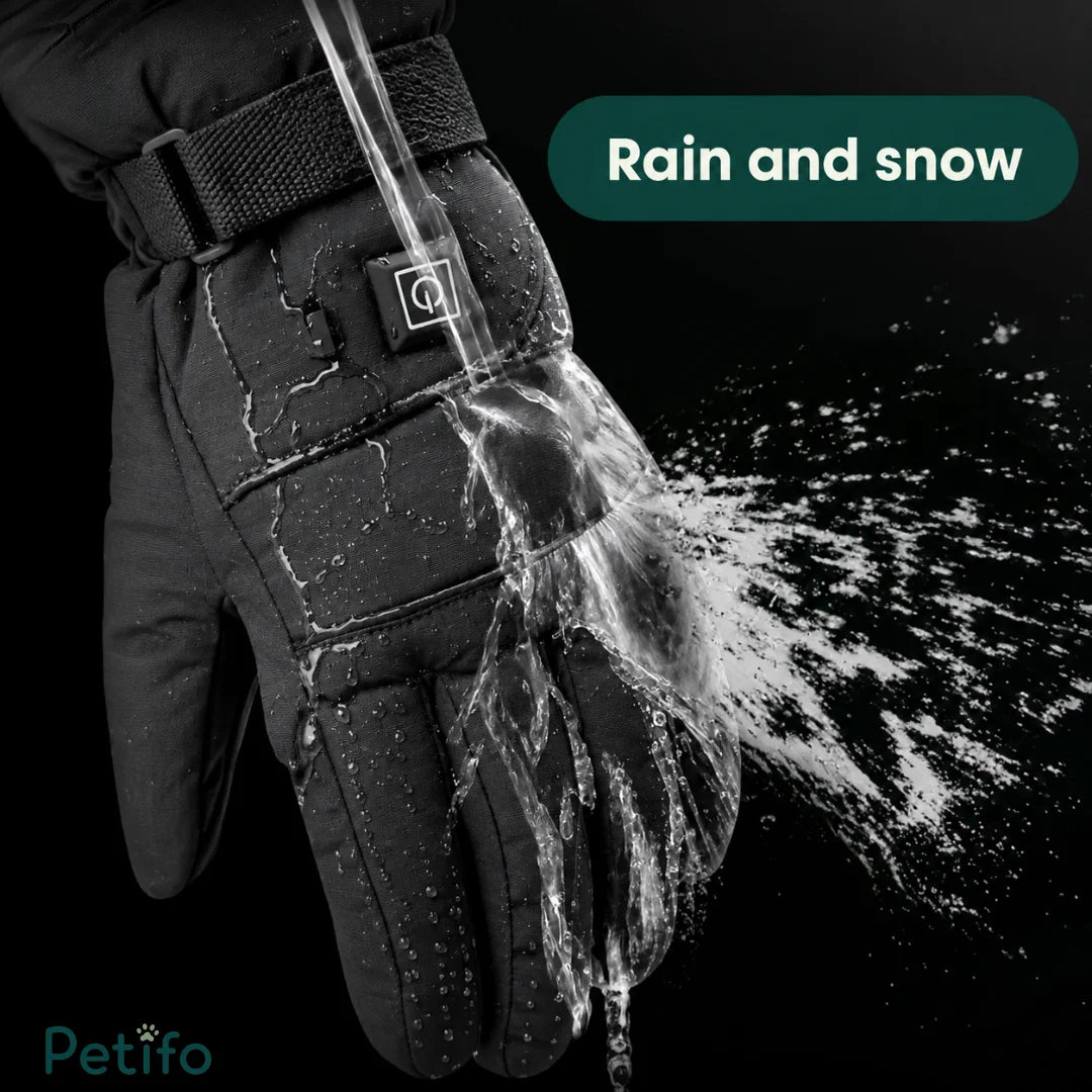 Guantes térmicos para dueños de perros
