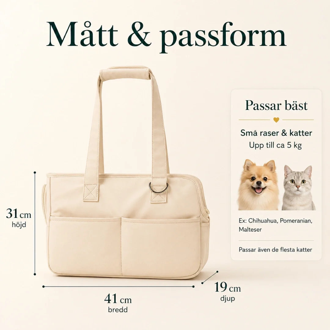 ComfyPaws Carry Bag size - Petifo
