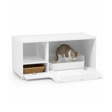 Mueble 2 en 1 para bandeja sanitaria PawHut