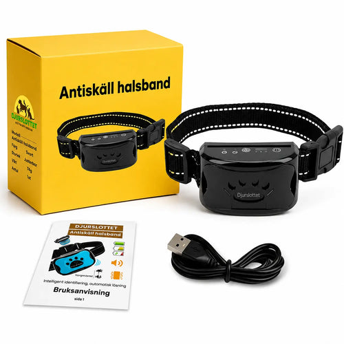 Anti-Bark Collar Black Petifo