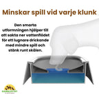 Anti-Spill Water Bowl Reduces spills with every sip - Petifo