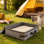 Bandeja de arena portátil para gatos