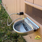 Automatic Water Bowl for horses in stainless steel Automatic water level - Petifo