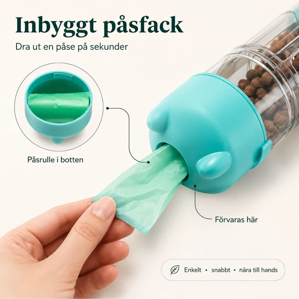 Portable 4-in-1 Multi-Bottle built-in bag compartment - Petifo