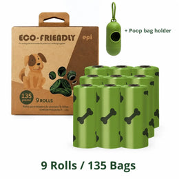 9 Rollos (135 bolsas) + Soporte