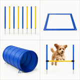 Set de entrenamiento de agilidad para perros PawHut