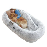 Cama grande para perros y humanos CozyCloud