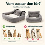 ComfyRide Car Seat with Safety Strap best for smaller pets - Petifo