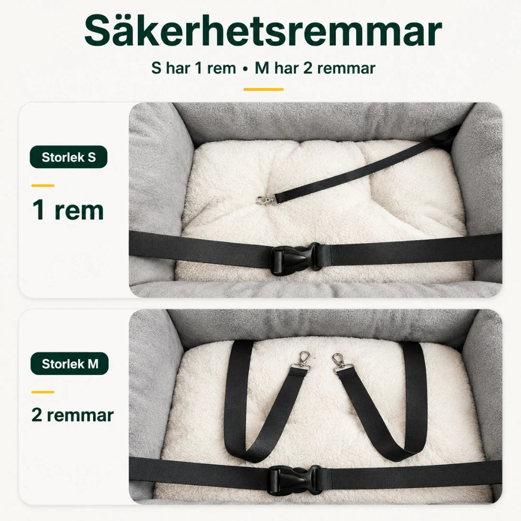 ComfyRide Car Seat with Safety Strap straps - Petifo
