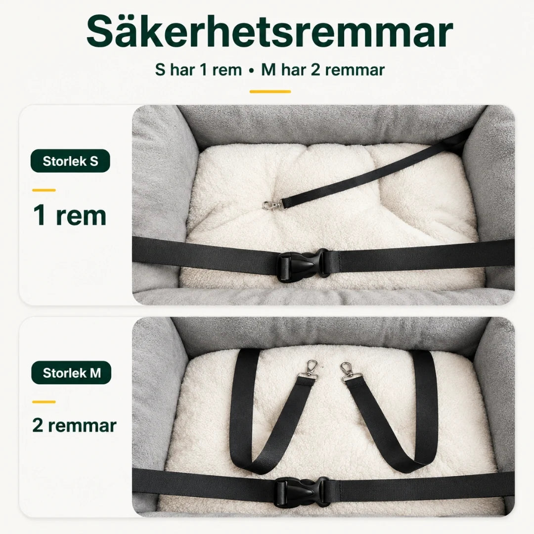 ComfyRide Car Seat with Safety Strap straps - Petifo