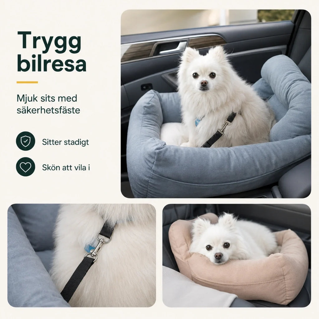 ComfyRide Car Seat with Safety Strap safe car journey - Petifo