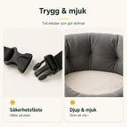 ComfyRide Car Seat with Safety Strap safe & soft - Petifo