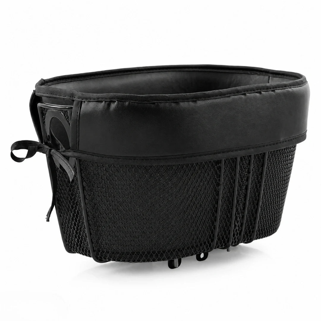 Bike basket for a small dog and cat on the bike - Petifo