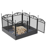 Parque para cachorros con puerta