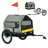 Remolque para bicicleta para perros 3 en 1 PawHut