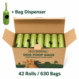 42 rollos (630 bolsas) + soporte