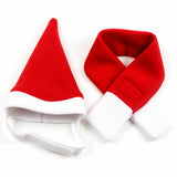 Gorro y bufanda navideños para mascotas