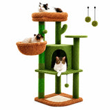 Árbol rascador con forma de cactus para gatos