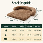 Fluffy Sofa Bed size - Petifo