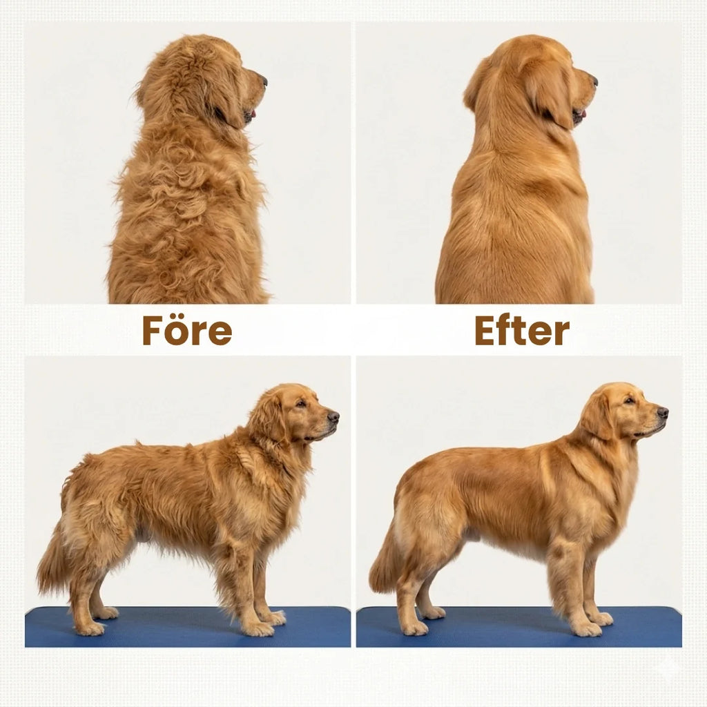 FurFresh steam brush for pets after - Petifo