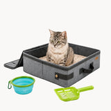 Bandeja de arena portátil para gatos