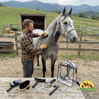 Horse Brushes Set with Bag Versatile use: - Petifo