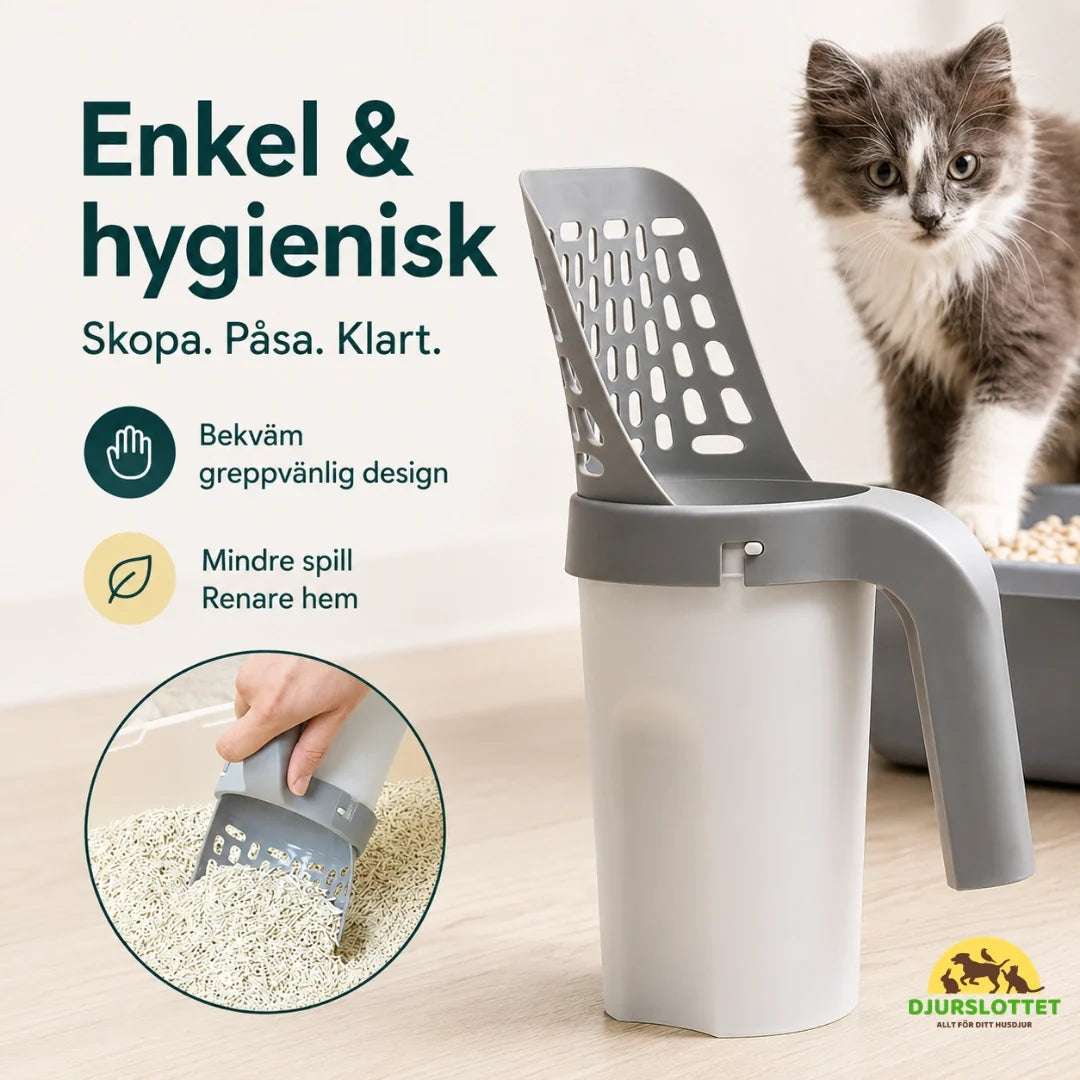 Cat Litter Scoop with Holder easy - Petifo