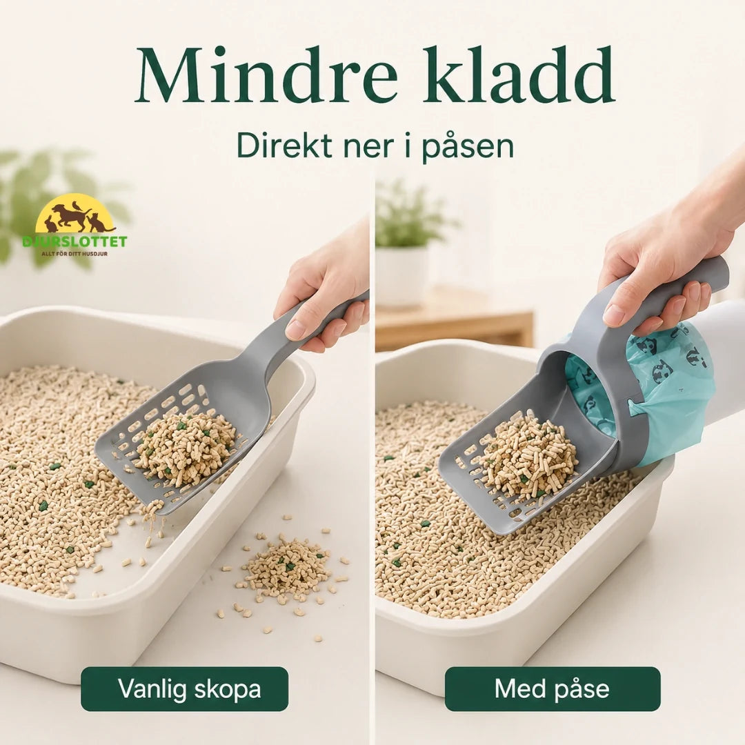 Cat Litter Scoop with Holder less mess - Petifo