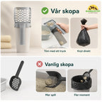 Cat Litter Scoop with Holder vs an ordinary scoop - Petifo