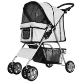 Cochecito plegable para mascotas PawHut