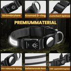 Glowing AirTag collar For dogs Premium material - Petifo
