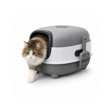 Arenero cubierto grande para gatos BingoPaws