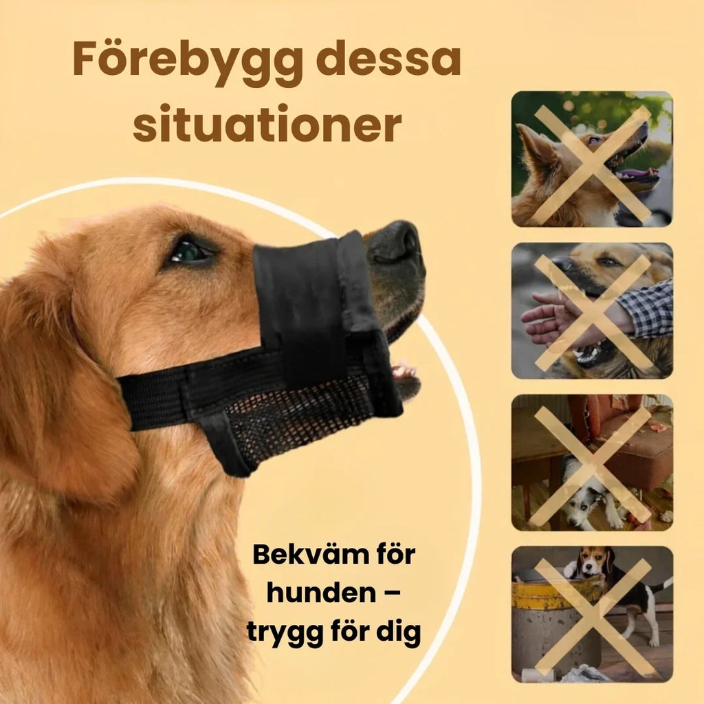 Dog Muzzle Prevent these situations -Petifo