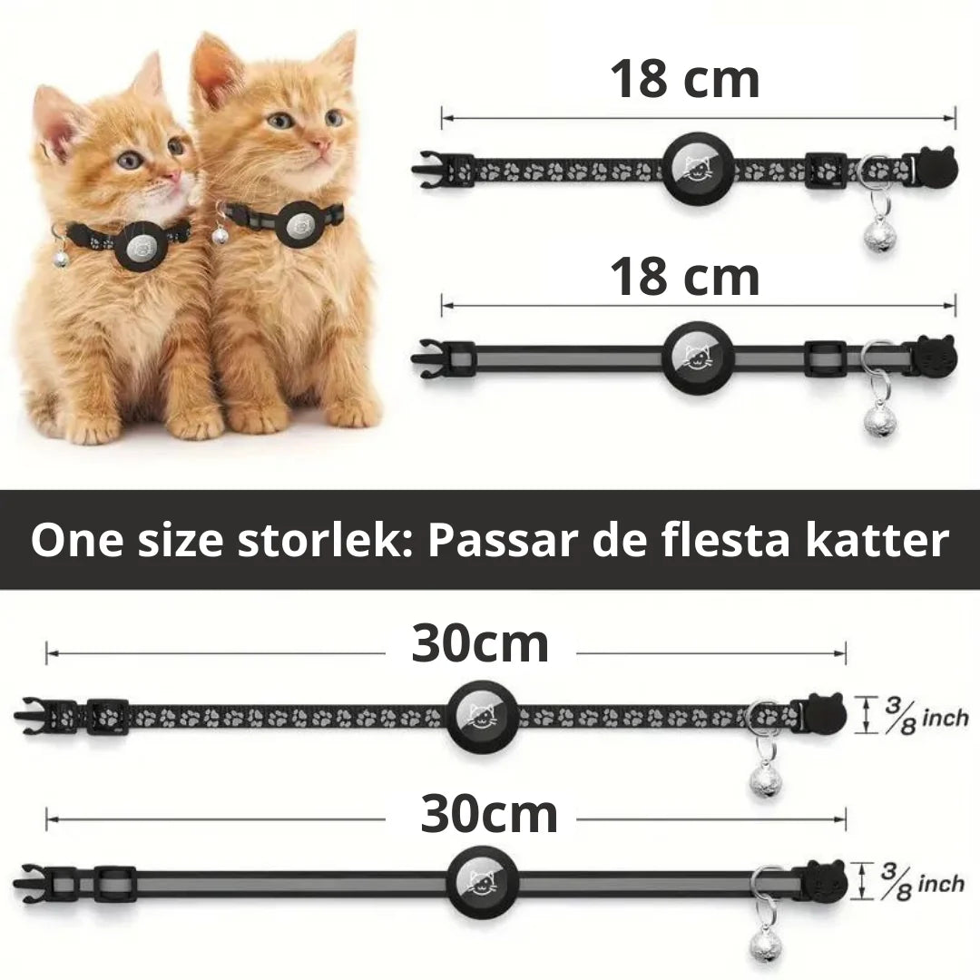 Cat Collar with AirTag Case - Petifo