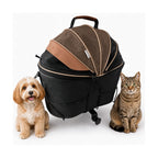 PetFuled Bicycle Basket product image black and brown - Petifo