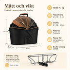 PetFuled Bicycle Basket size and dimensions - Petifo
