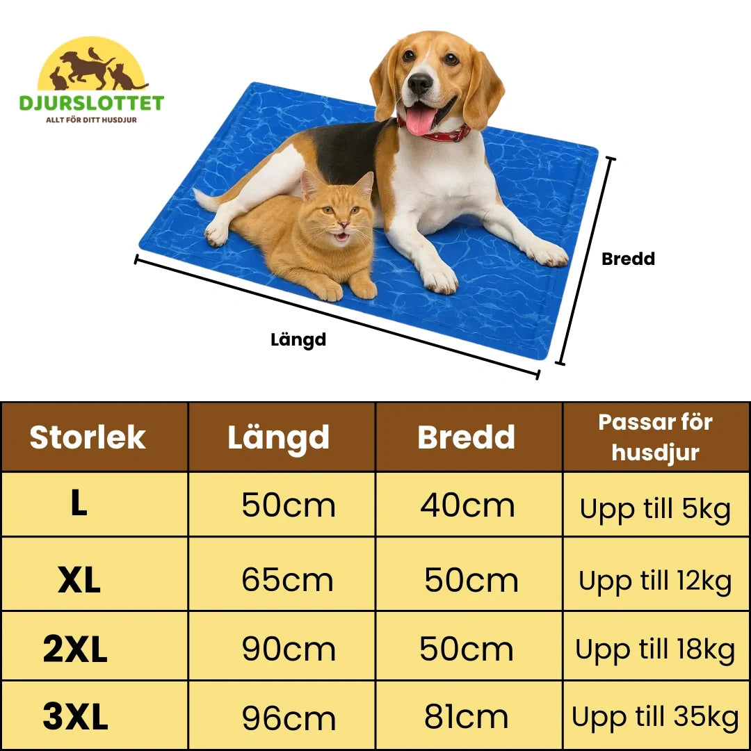 Product size FrostyPaws Cooling Mat - Petifo