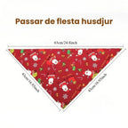 Product size Christmas Bandana for Dogs- Petifo