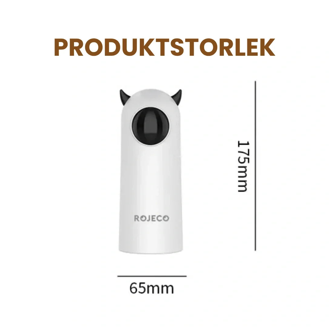 Product size of the Automatic Laser Pointer Cat Toy - Petifo