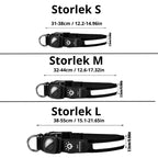 Product size of Glowing AirTag collar For dogs - Petifo