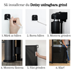 How to install the Detixy retractable gate - Petifo