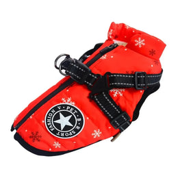 Rojo/copo de nieve