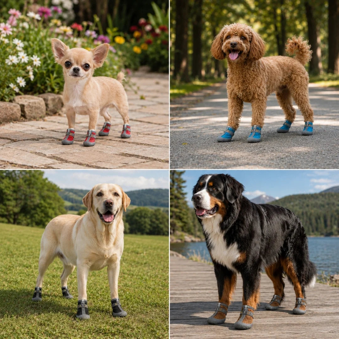SolStep Dog Shoes for Summer cool comfort breathable mesh - Petifo