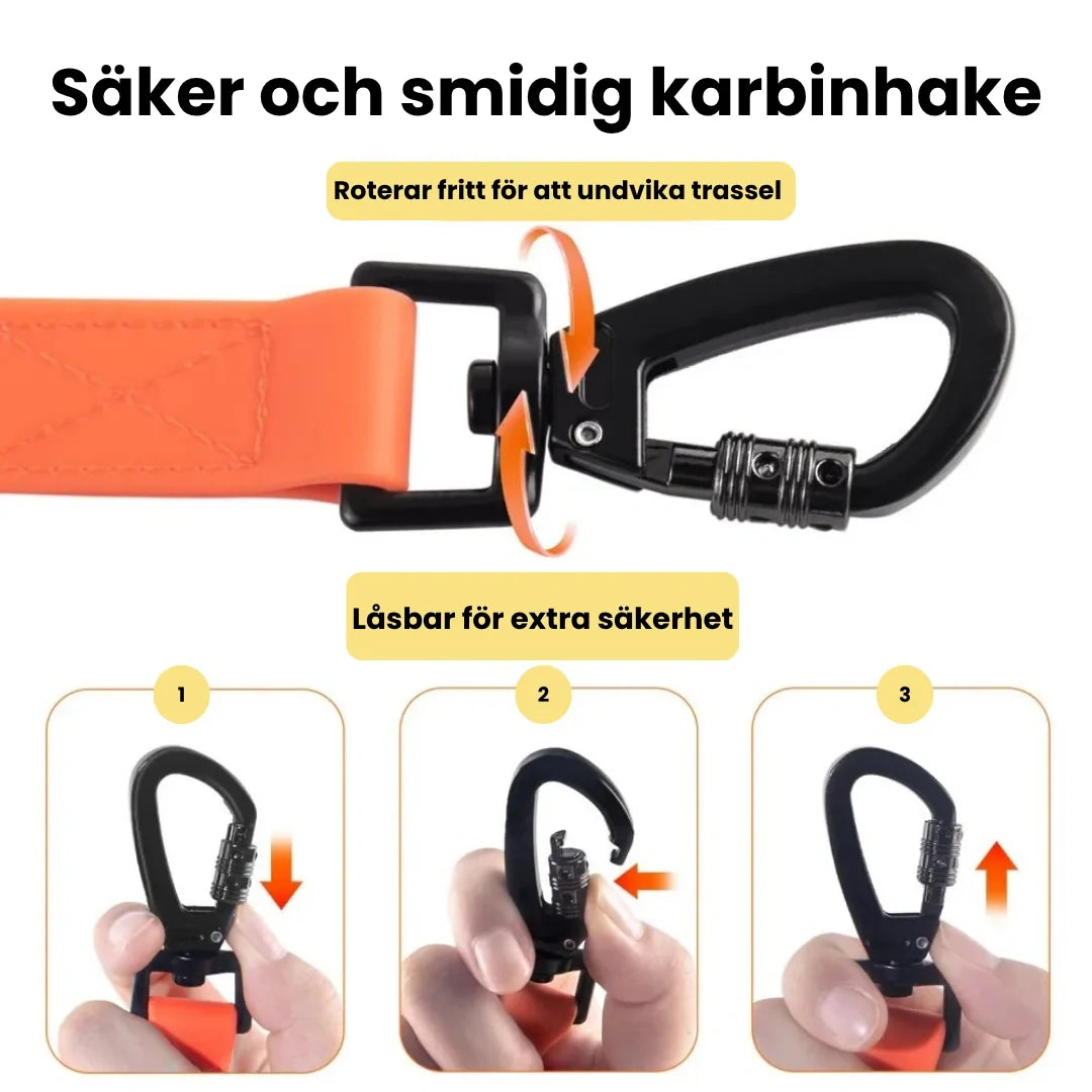 Tracking Line for Dog Safe and smooth carabiner Petifo