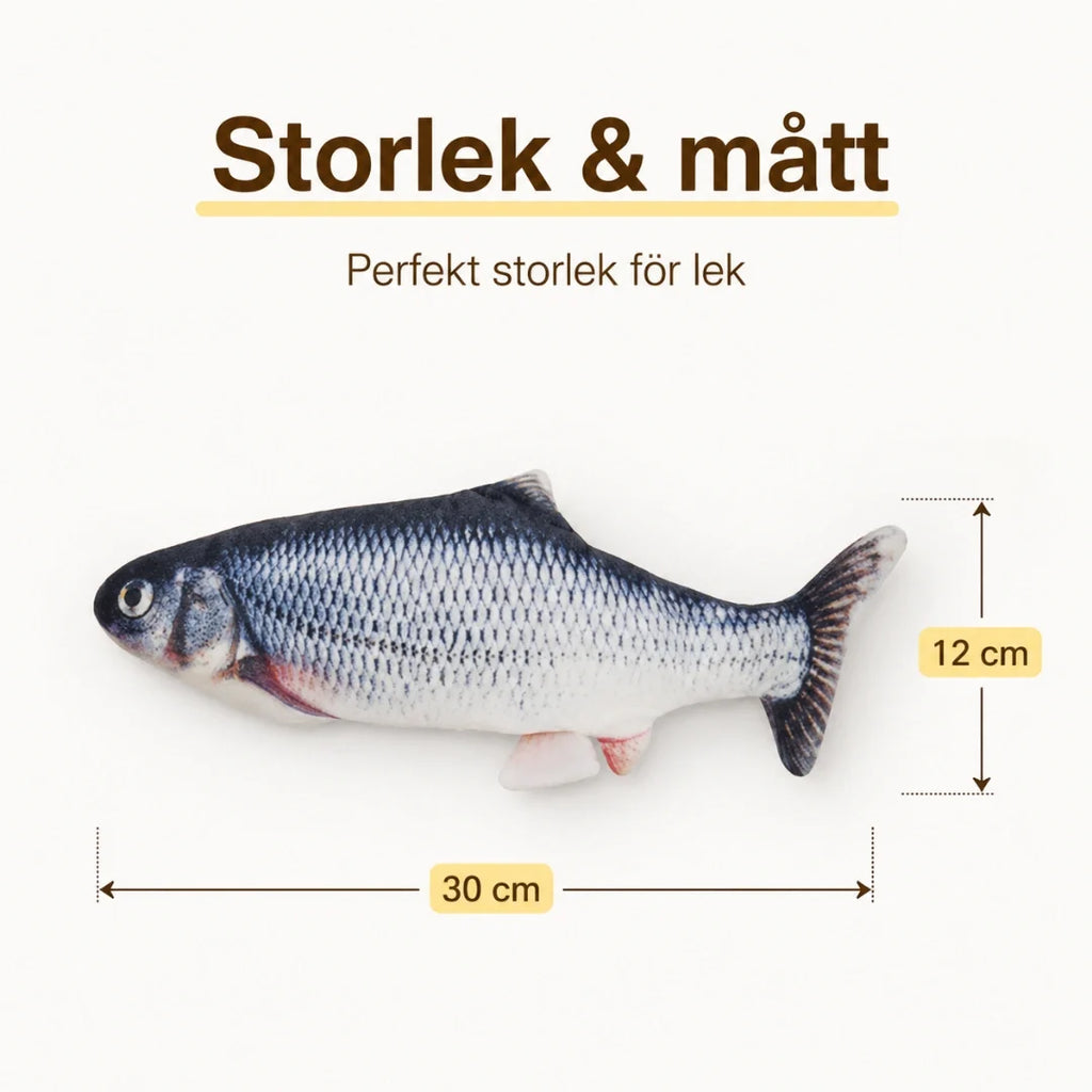 Wriggling Fish size - Petifo