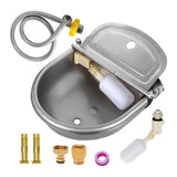 Cuenco automático de agua de acero inoxidable para caballos