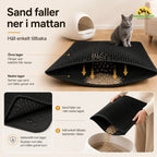 Large Litter Box Mat litter falls into the mat - Petifo
