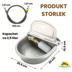 Size of Automatic Water Bowl for horses in stainless steel - Petifo